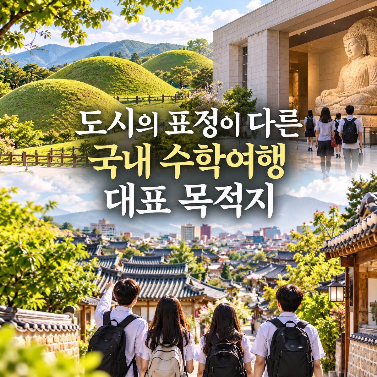 도시의 표정이 다른 국내 수학여행 대표 목적지