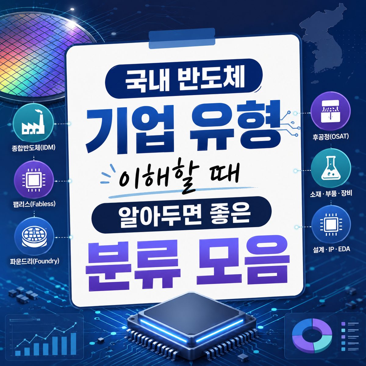 국내 반도체 기업 유형 이해할 때 알아두면 좋은 분류 모음