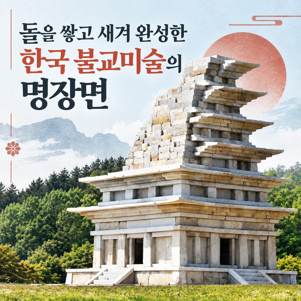 돌을 쌓고 새겨 완성한 한국 불교미술의 명장면