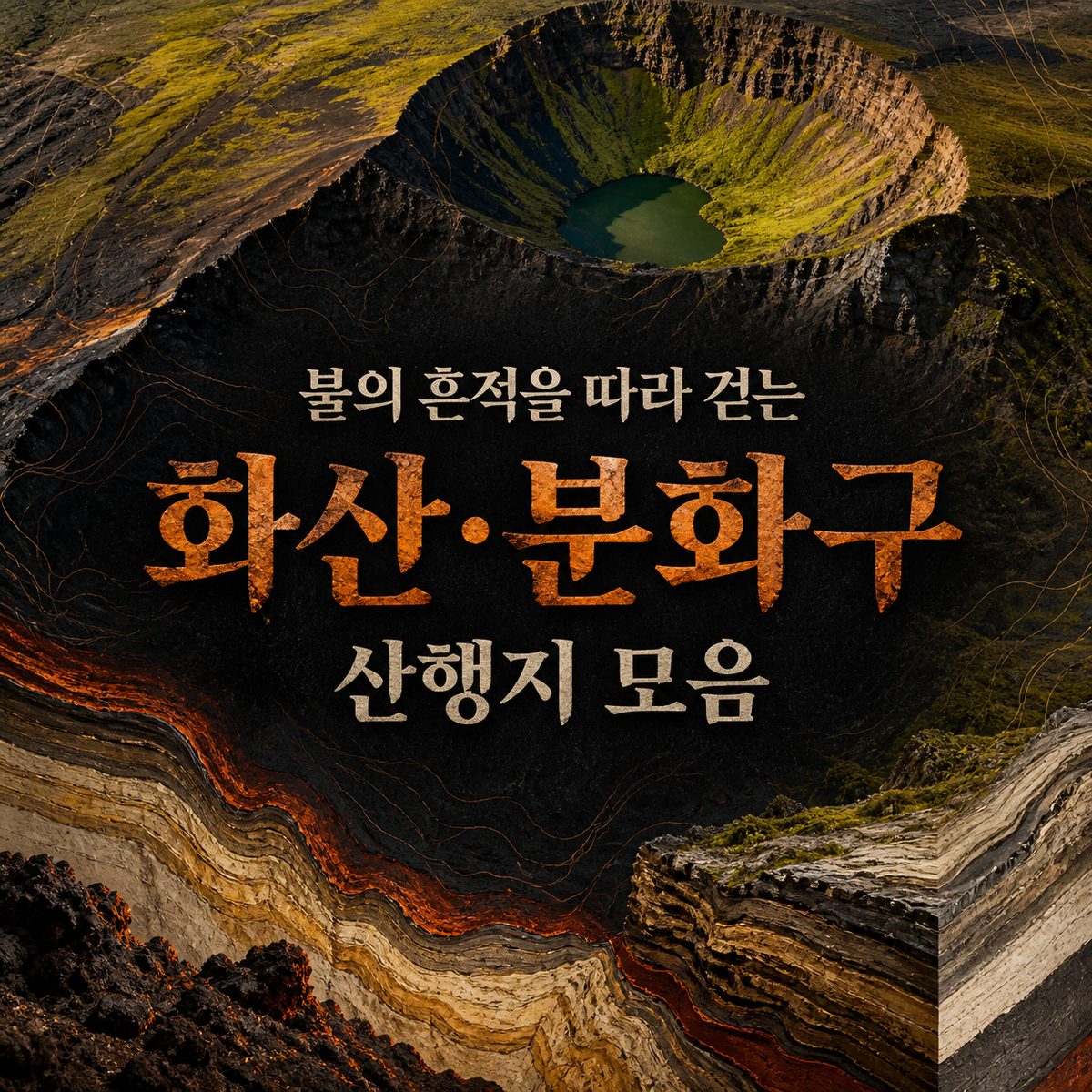 불의 흔적을 따라 걷는 화산·분화구 산행지 모음