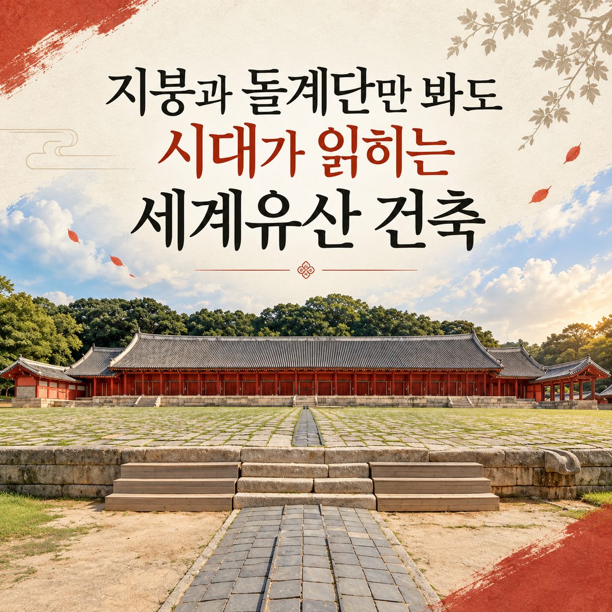 지붕과 돌계단만 봐도 시대가 읽히는 세계유산 건축