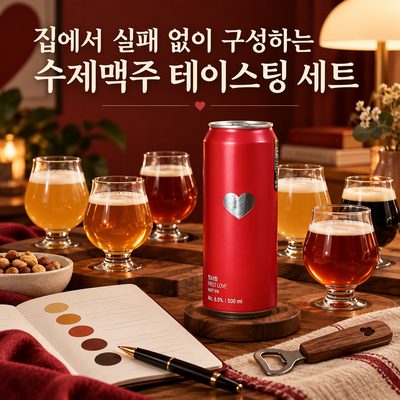 집에서 실패 없이 구성하는 수제맥주 테이스팅 세트