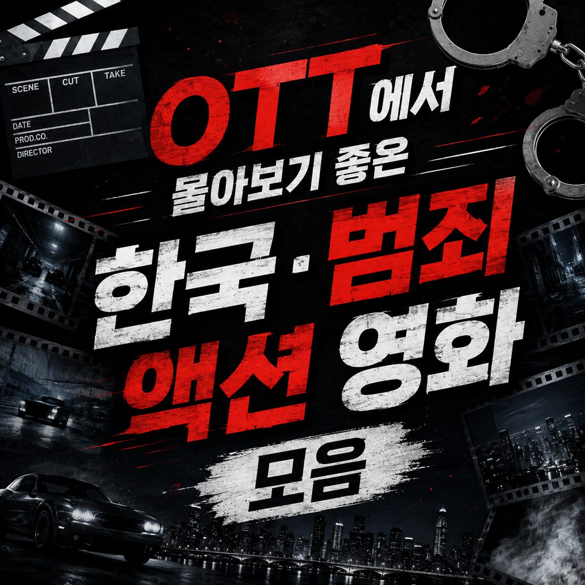 OTT에서 몰아보기 좋은 한국 범죄·액션 영화 모음