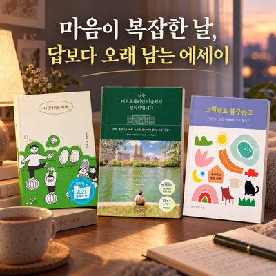 마음이 복잡한 날, 답보다 오래 남는 에세이