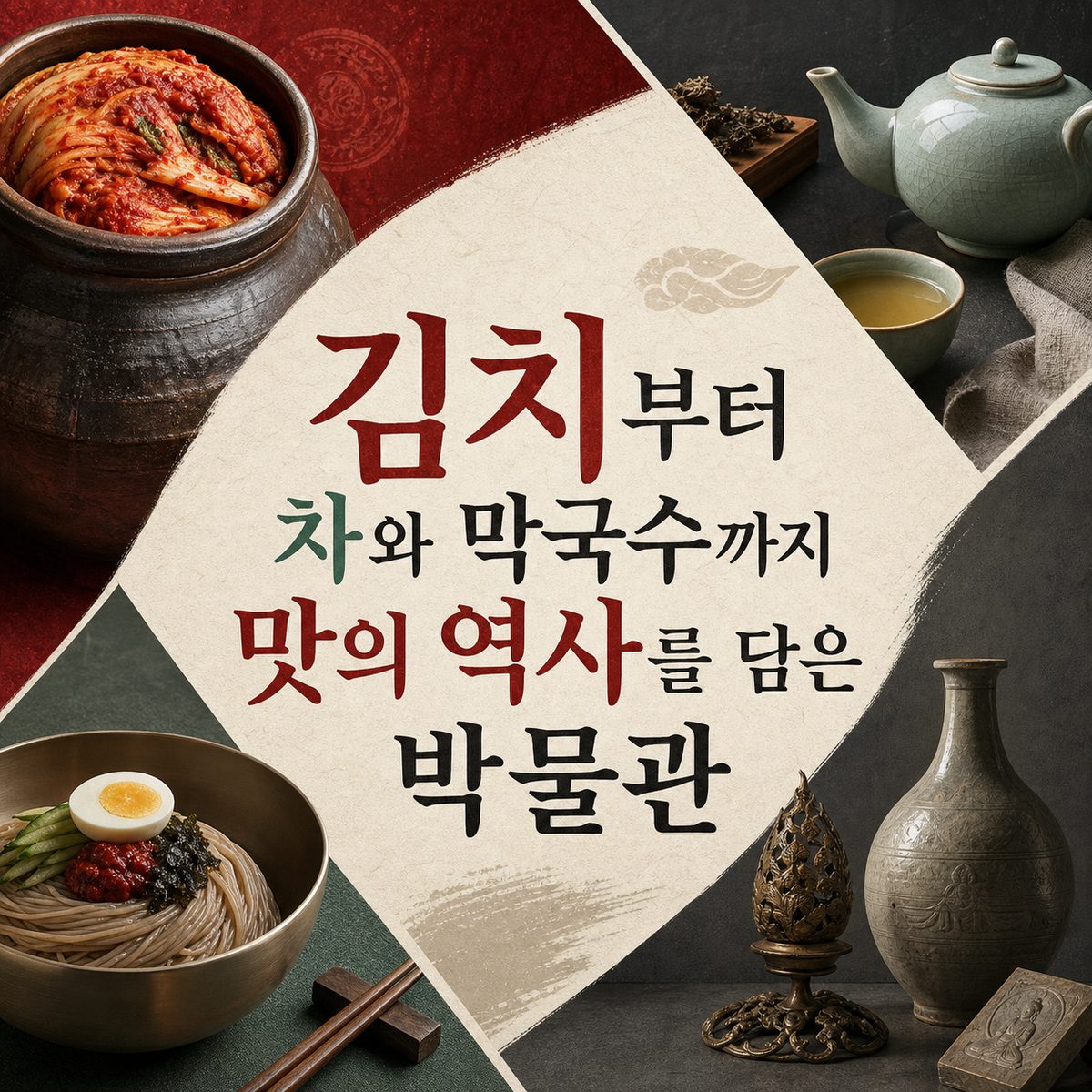 김치부터 차와 막국수까지 맛의 역사를 담은 박물관