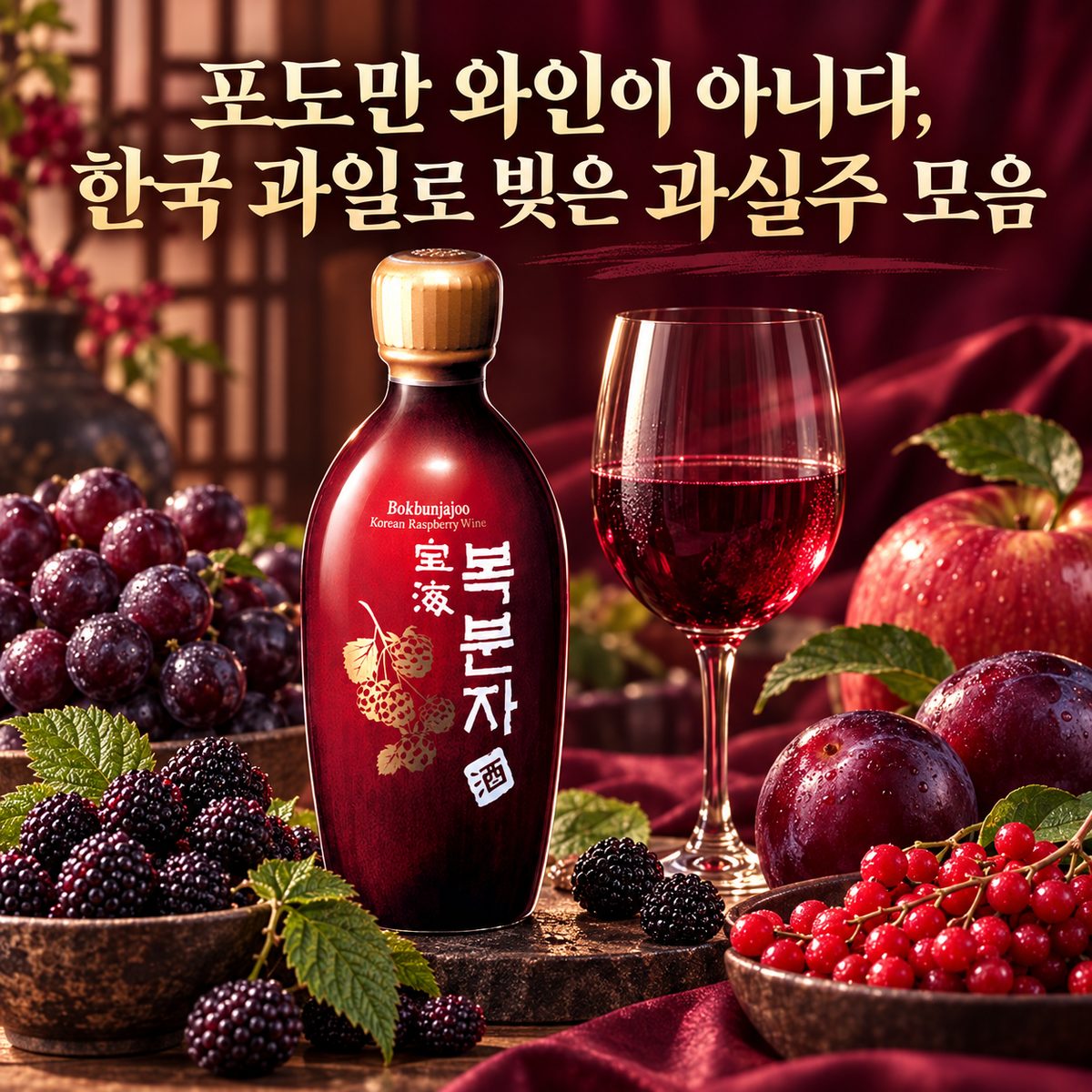 ぶどうだけがワインではない、韓国の果実で作られた果実酒のまとめ