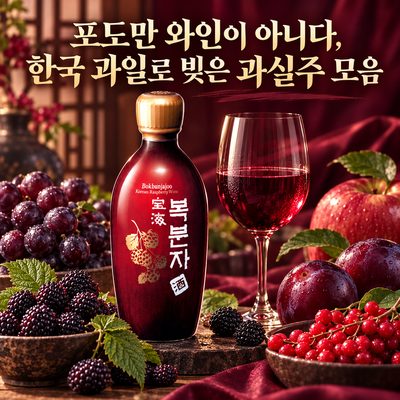 포도만 와인이 아니다, 한국 과일로 빚은 과실주 모음