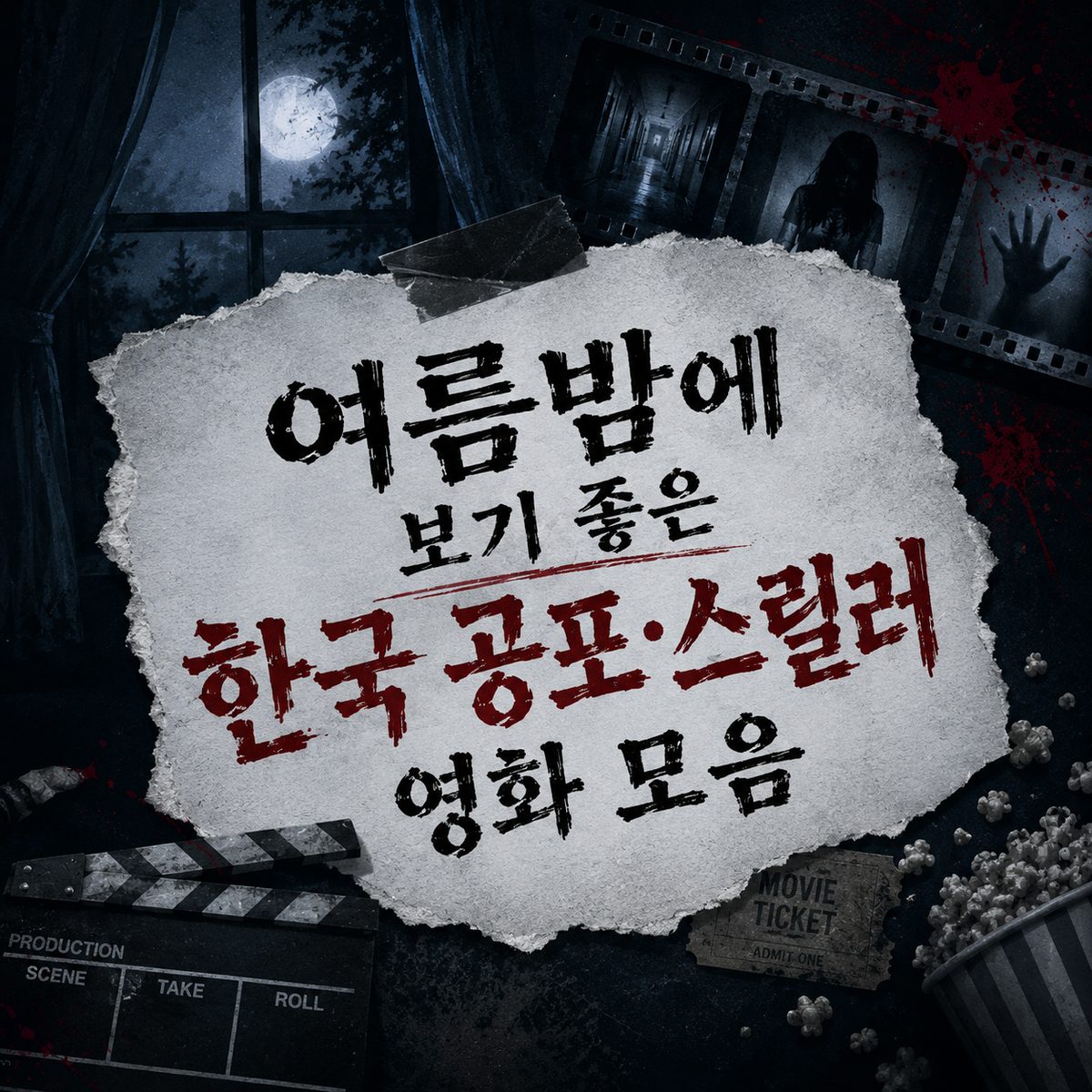 여름밤에 보기 좋은 한국 공포·스릴러 영화 모음