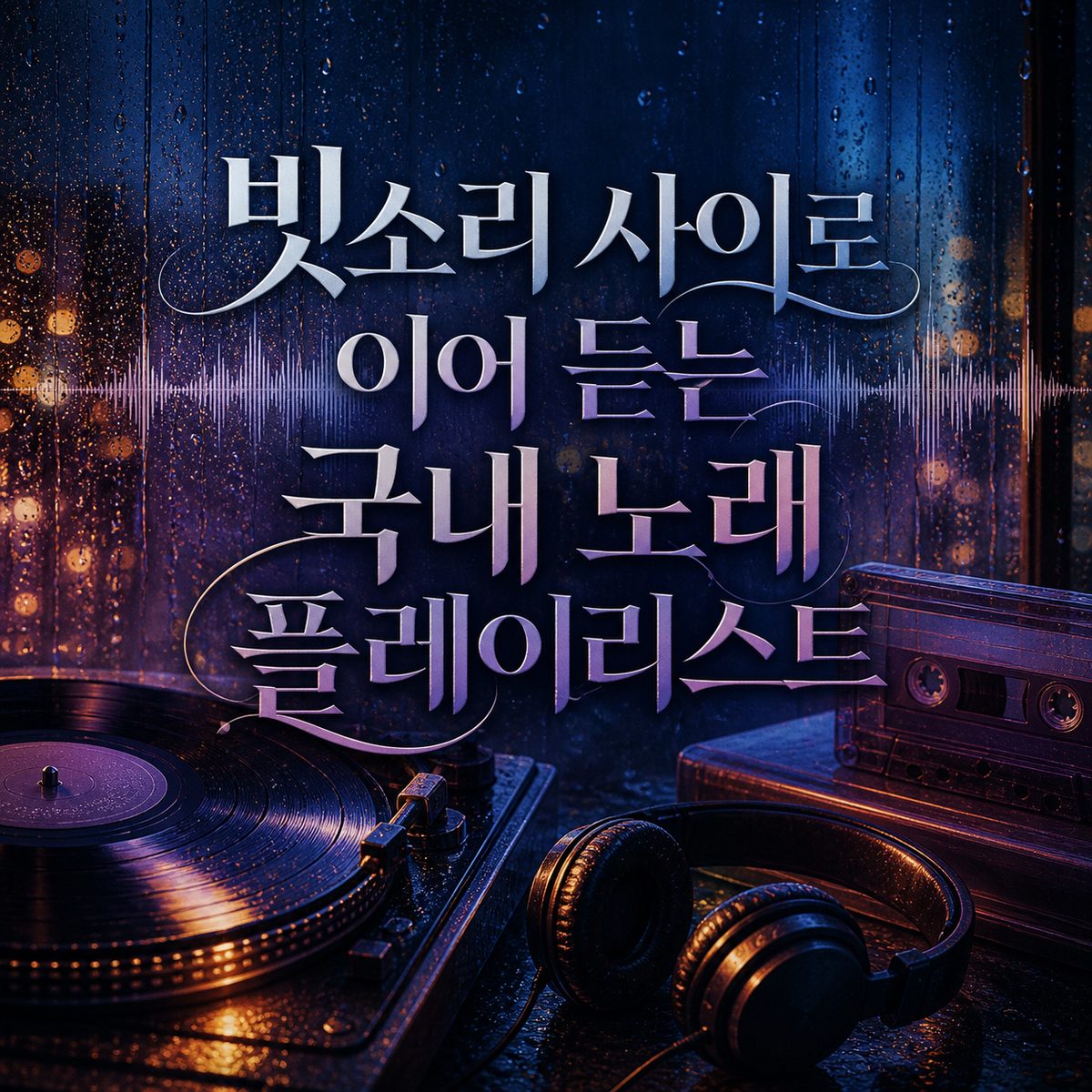 빗소리 사이로 이어 듣는 국내 노래 플레이리스트