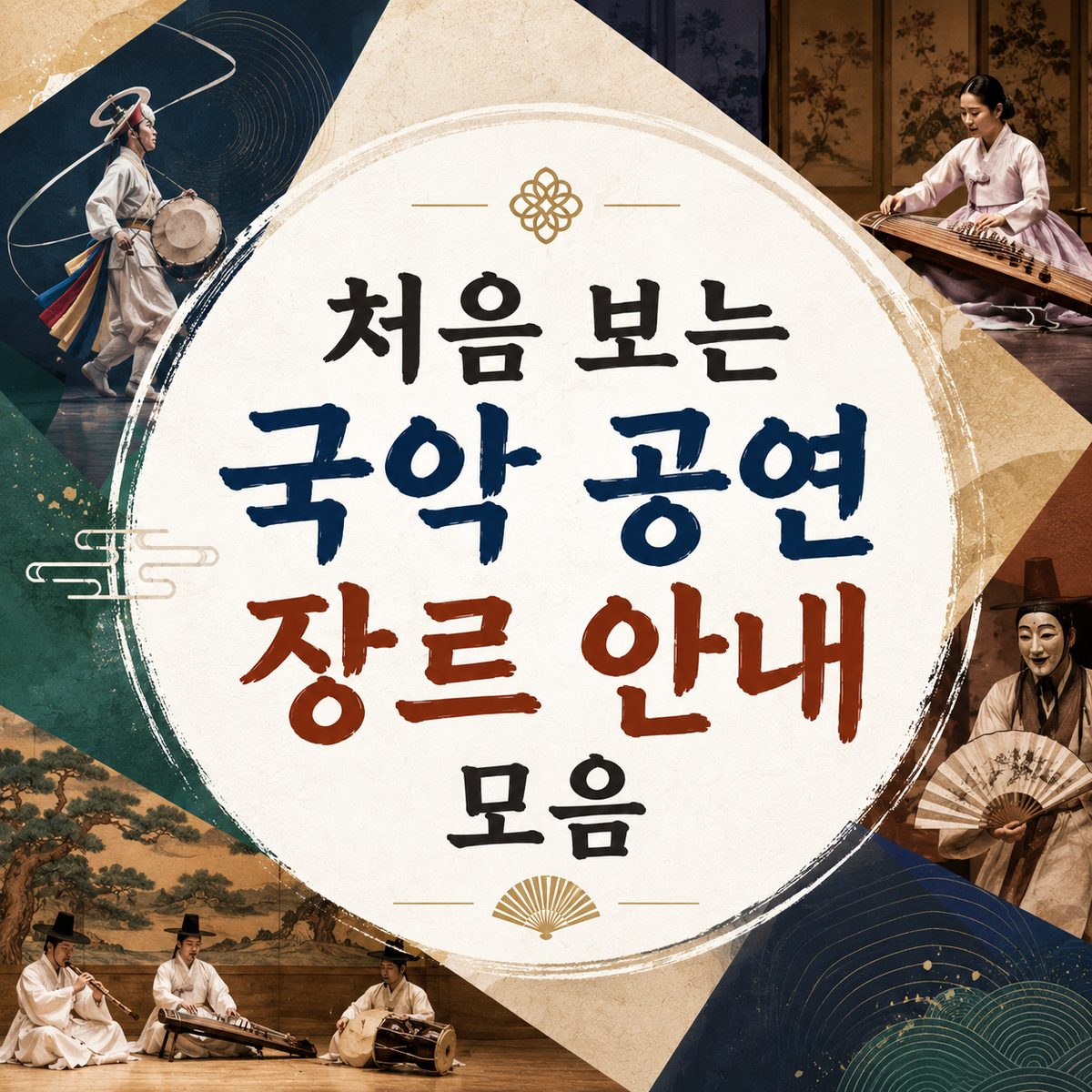 처음 보는 국악 공연 장르 안내 모음