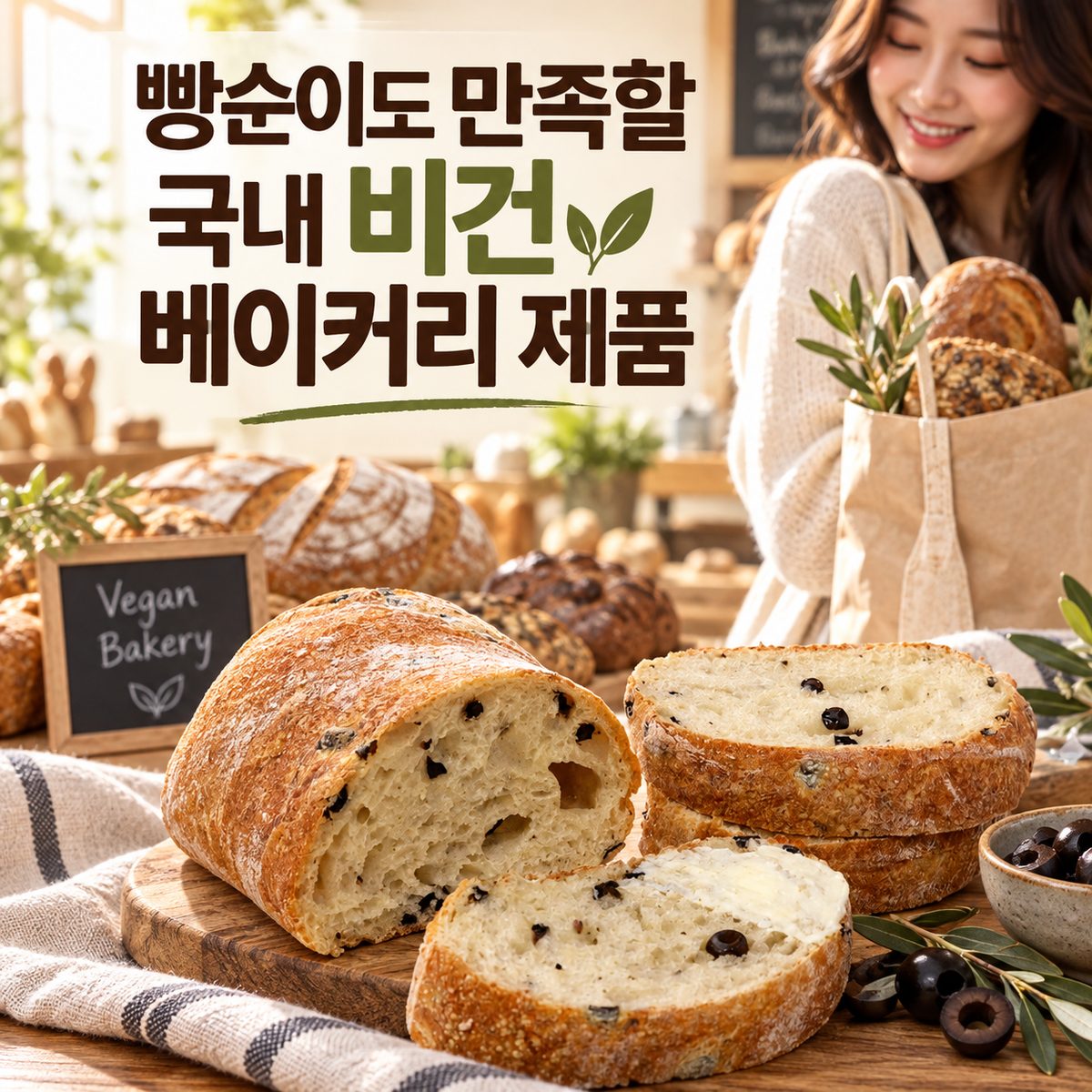 パン好きも満足できる韓国のヴィーガンベーカリー製品