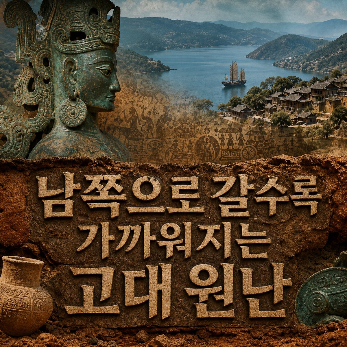 쿤밍 남쪽으로 갈수록 고대 윈난이 가까워진다