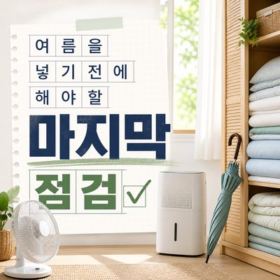 여름을 넣기 전에 해야 할 마지막 점검