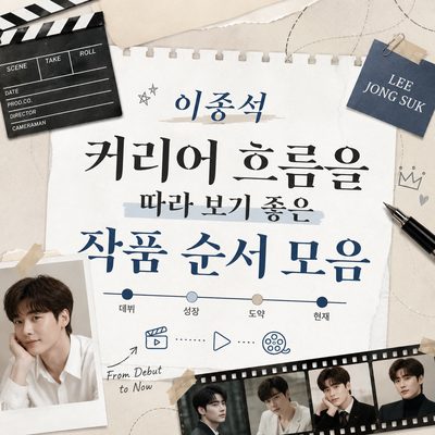 이종석 커리어 흐름을 따라 보기 좋은 작품 순서 모음