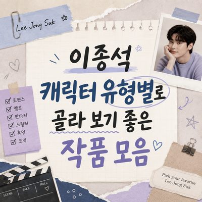 이종석 캐릭터 유형별로 골라 보기 좋은 작품 모음