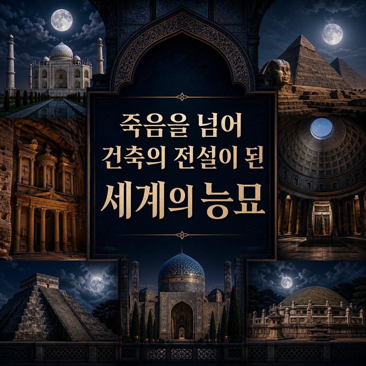 죽음을 넘어 건축의 전설이 된 세계의 능묘