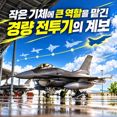 작은 기체에 큰 역할을 맡긴 경량 전투기의 계보