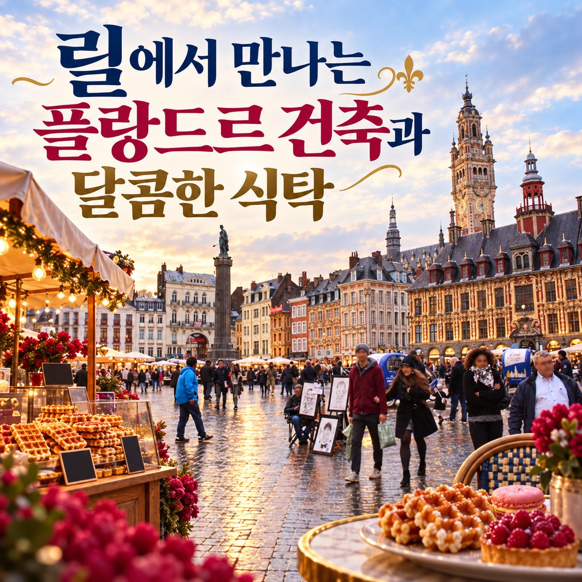릴에서 만나는 플랑드르 건축과 달콤한 식탁