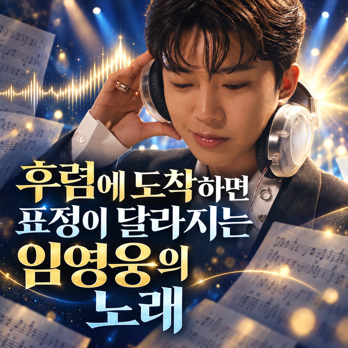 후렴에 도착하면 표정이 달라지는 임영웅의 노래
