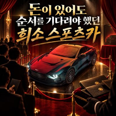 돈이 있어도 순서를 기다려야 했던 희소 스포츠카