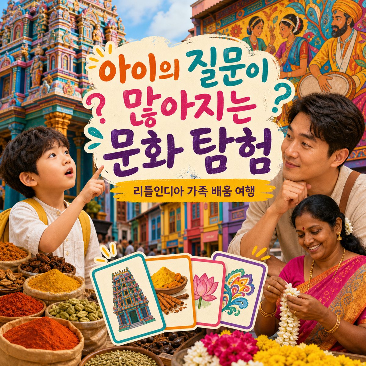 아이의 질문이 많아지는 리틀인디아 문화 탐험