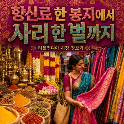 향신료 한 봉지에서 사리 한 벌까지, 리틀인디아 장보기