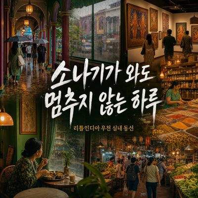 소나기가 와도 멈추지 않는 리틀인디아 하루