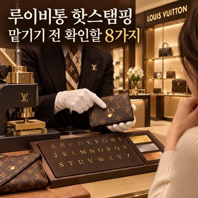 루이비통 핫스탬핑 맡기기 전 확인할 8가지