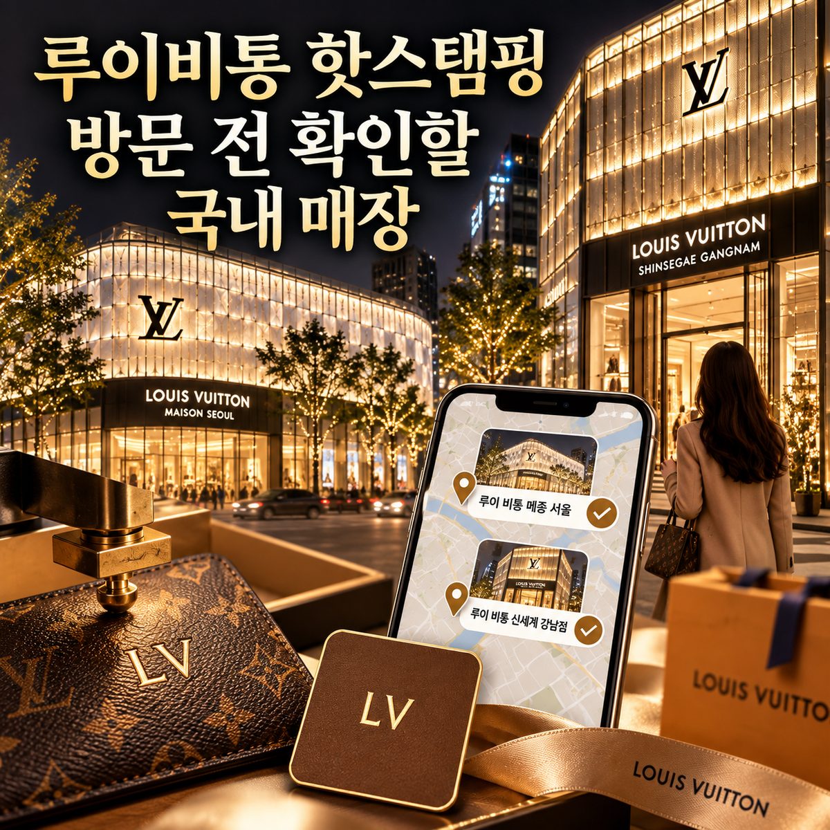루이비통 핫스탬핑 방문 전 확인할 국내 매장