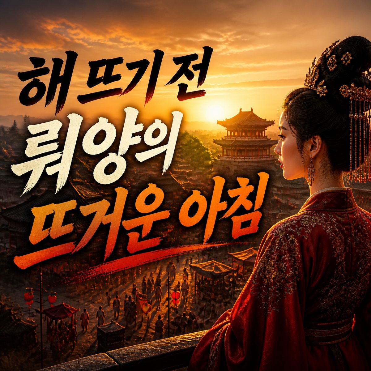 해 뜨기 전에 시작되는 뤄양의 뜨거운 아침