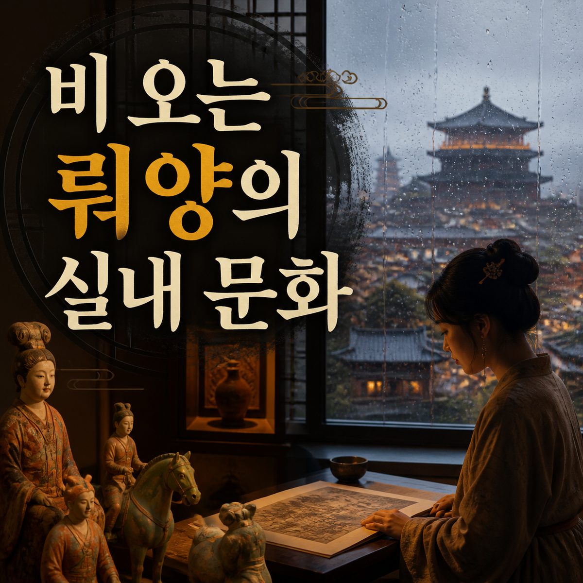 비 오는 뤄양에서 오히려 오래 머물고 싶은 실내 공간
