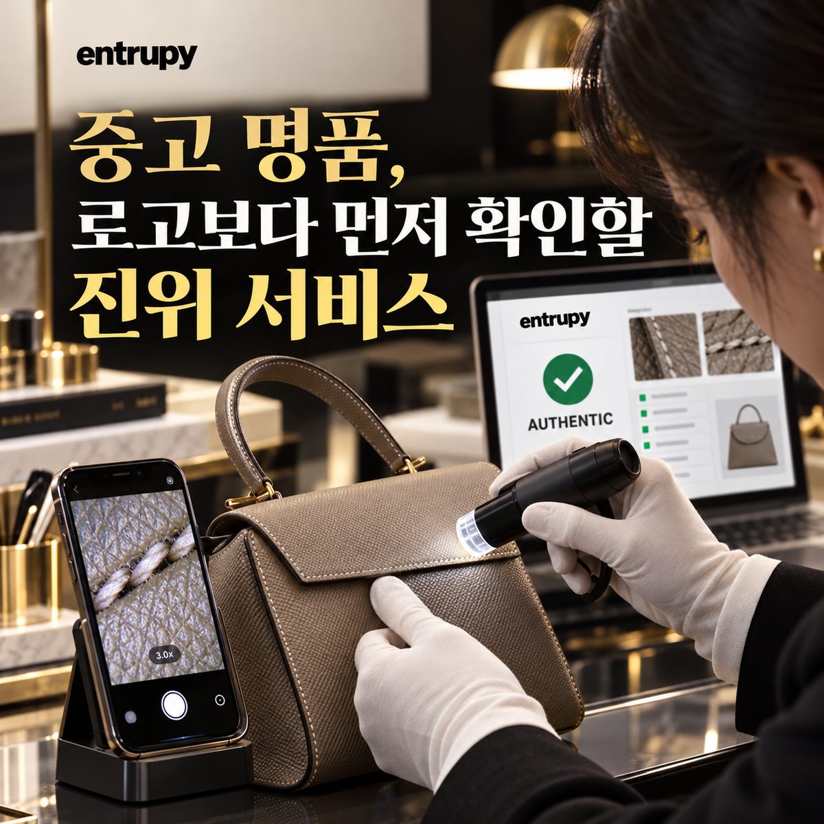 중고 명품, 로고보다 먼저 확인할 진위 서비스