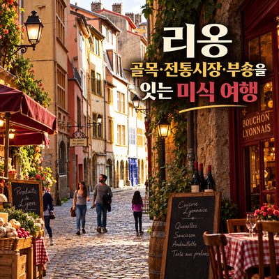 리옹 골목·전통시장·부숑을 잇는 미식 여행