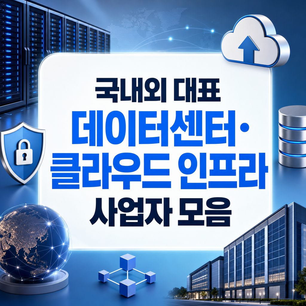 국내외 대표 데이터센터·클라우드 인프라 사업자 모음