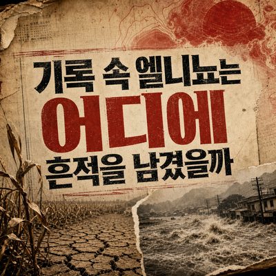 기록 속 엘니뇨는 어디에 흔적을 남겼을까