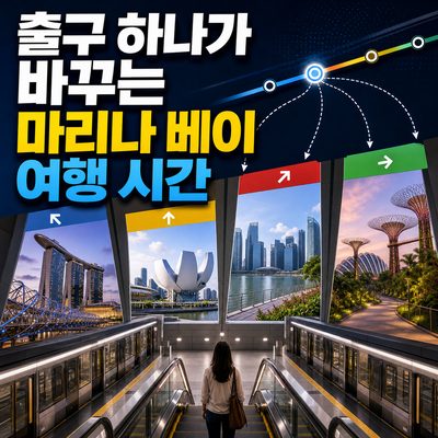 마리나 베이에서 출구 하나가 여행 시간을 바꾼다