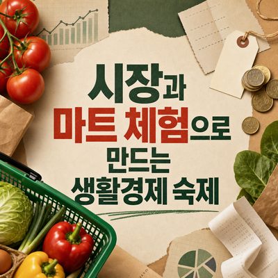 시장과 마트 체험으로 만드는 생활경제 숙제