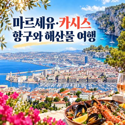 마르세유·카시스 항구와 해산물 여행