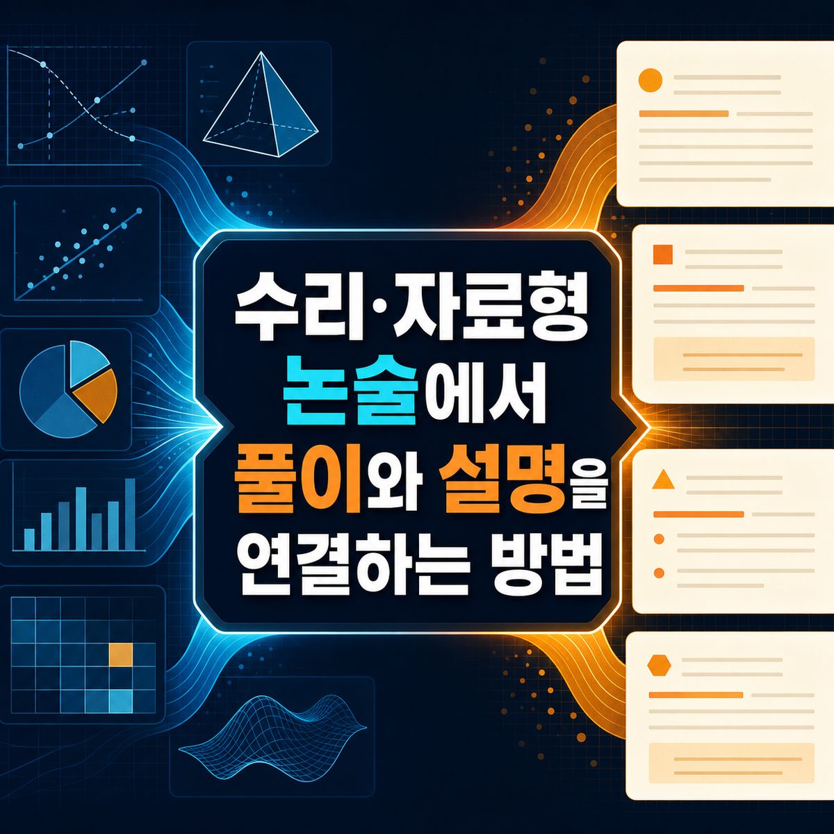 수리·자료형 논술에서 풀이와 설명을 연결하는 방법