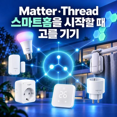 Matter·Thread 스마트홈을 시작할 때 고를 기기