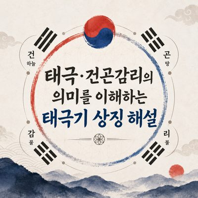 태극·건곤감리의 의미를 이해하는 태극기 상징 해설