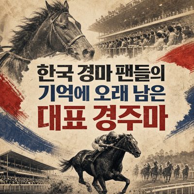 한국 경마 팬들의 기억에 오래 남은 대표 경주마