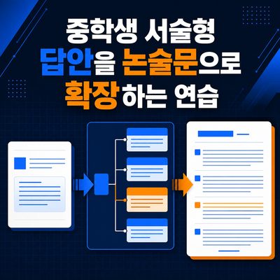 中学生の記述式答案を論述文に広げる練習