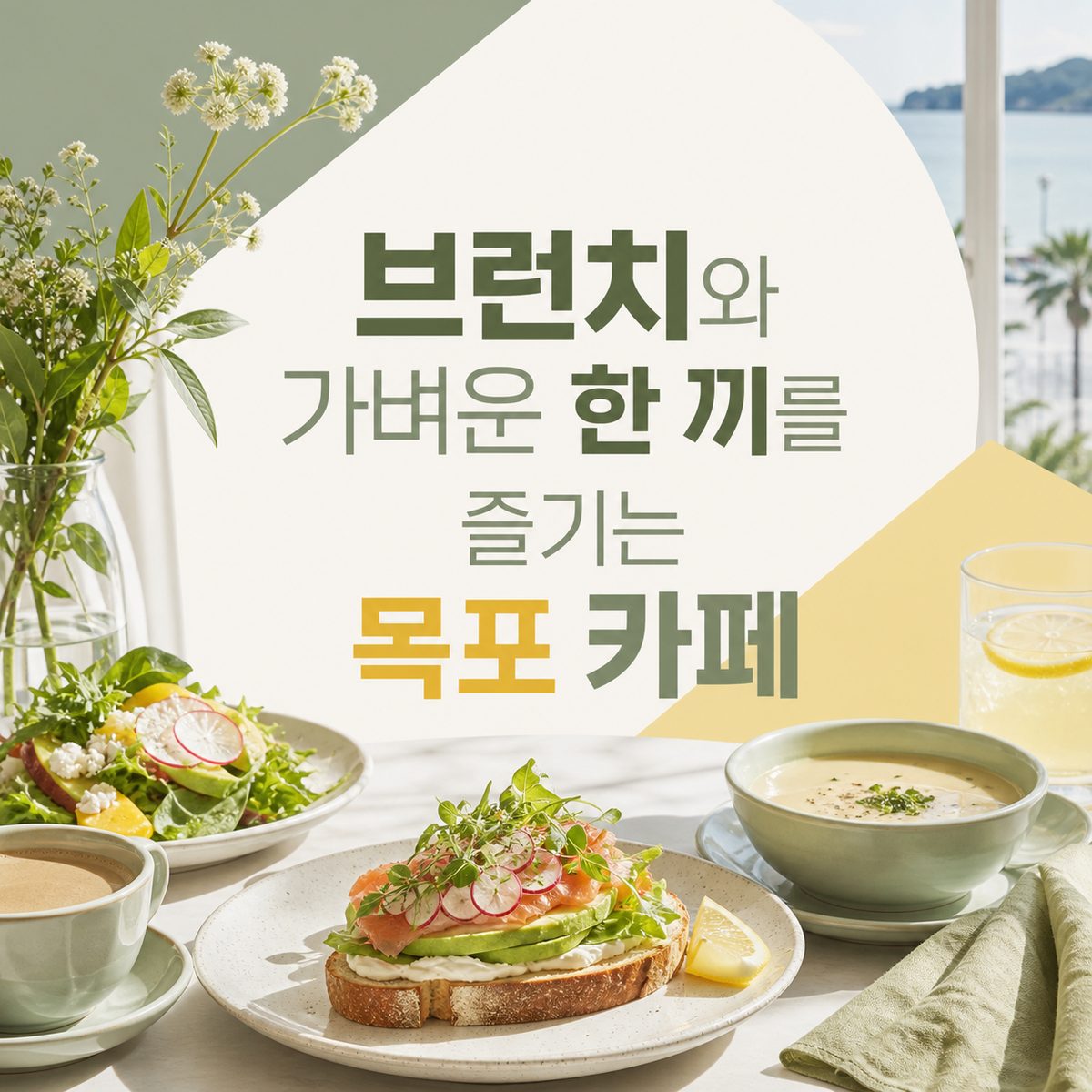 브런치와 가벼운 한 끼를 즐기는 목포 카페