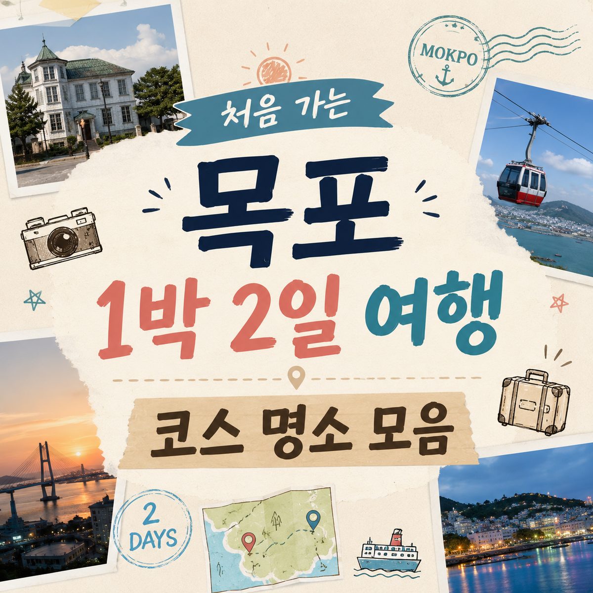 처음 가는 목포 1박 2일 여행 코스 명소 모음