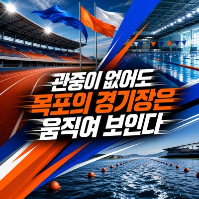 관중이 없어도 목포의 경기장은 움직여 보인다