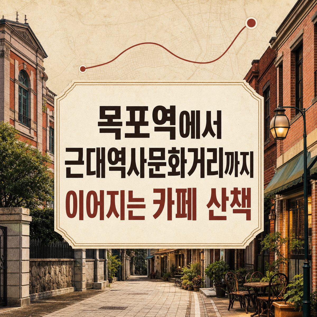 목포역에서 근대역사문화거리까지 이어지는 카페 산책