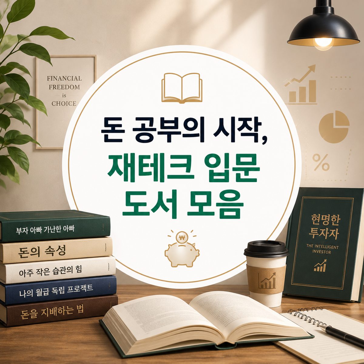 돈 공부의 시작, 재테크 입문 도서 모음
