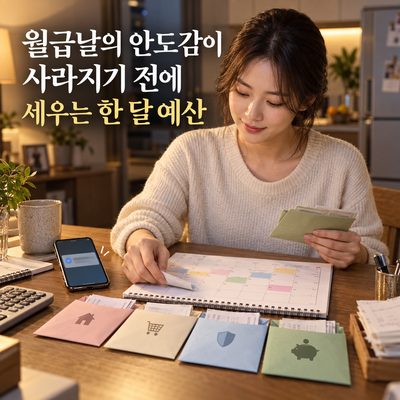 월급날의 안도감이 사라지기 전에 세우는 한 달 예산