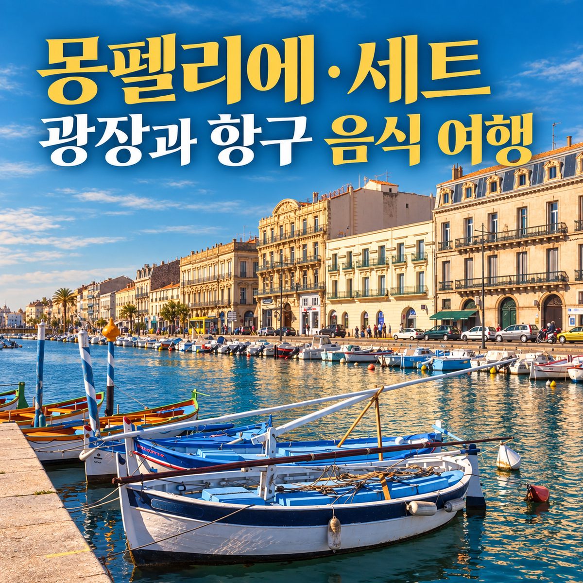 몽펠리에·세트 광장과 항구 음식 여행